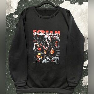 Scream Movie Poster Style Sweatshirt